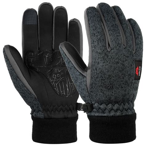 Generic - Vbiger Winter Touch Screen Knitted Gloves Winter Warm Gloves ...