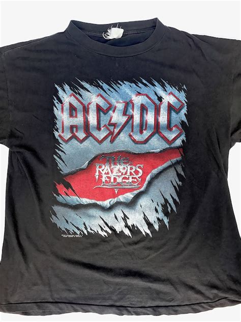 AC/DC The Razors Edge Tour 1990-1991 shirt vintage