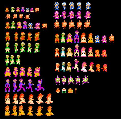 Super Mario Expanded sprite sheet (Dev.) by supermariospongebob on ...