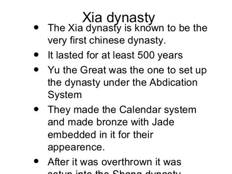 Xia dynasty