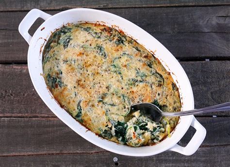 "Creamed" Spinach Casserole - Cooking Goals