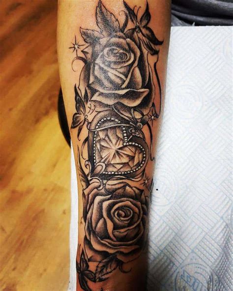 Top 61 Best Rose Sleeve Tattoo Ideas - [2021 Inspiration Guide]