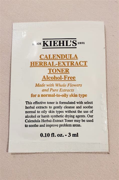 Kiehls calendula herbal extract toner 3ml on Carousell