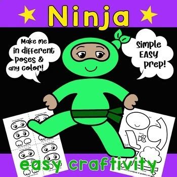 Ninja Craft by Wise Little Ones | TPT