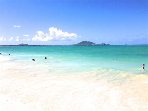 White white sand beaches - Lanakai Beach, Oahu Hawaii | White sand ...