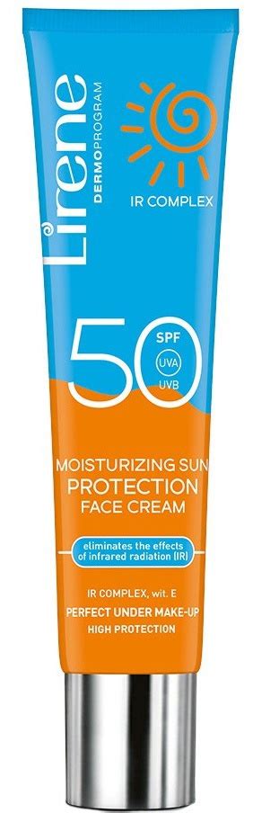 Lirene Moisturizing Sun Protection Face Cream SPF 50+ ingredients ...