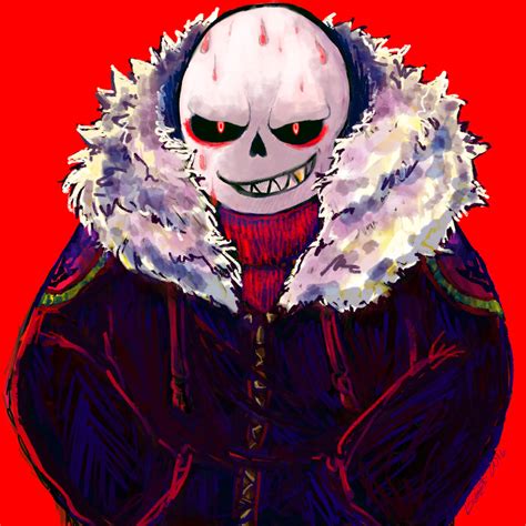 Underfell Sans by Yoonji-Oni on DeviantArt