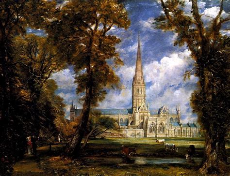 John Constable - Salisbury Cathedral from the Bishop's Grounds ...