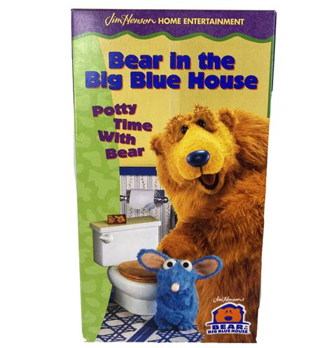 Bear in the Big Blue House - Potty Time with Bear (VHS, 1999, Closed ...