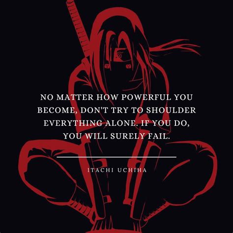 Best Inspirational Quotes of Itachi Uchiha