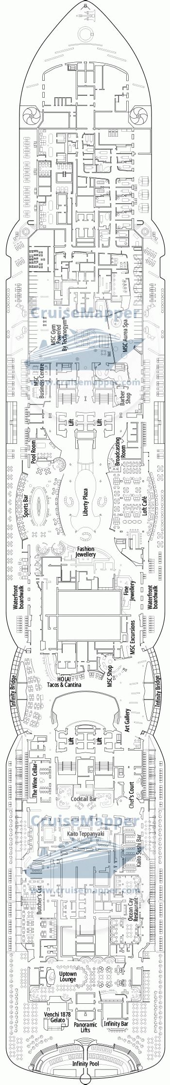 Msc Seascape Deck Plans - the hourglass hobby