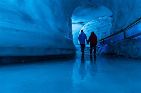 Glacier Cave on Mt. TITLIS, Central Switzerland