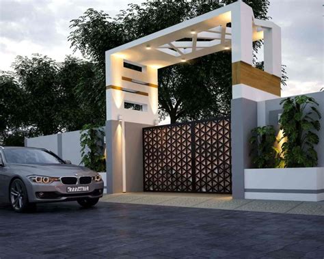 Front Gate Modern House Gate Design - 50 Modern Main Gate Design Design ...