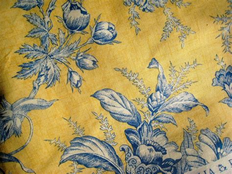 YELLOW Churchill Toile Fabric