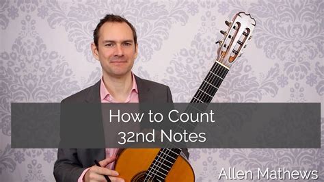 How to Count 32nd Notes - YouTube