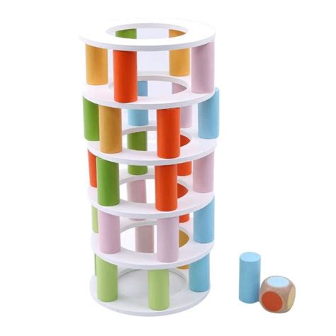 Column Disk Tower: Wooden Stacking Game | Oddblocks