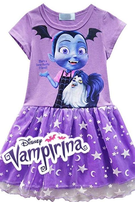 KUFV Vampirina Costume Girls Cartoon Design Dress Up For Cosplay Party ...