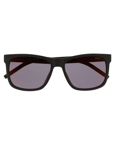 BOSS by HUGO BOSS Square-frame Tinted Sunglasses in Black (Brown) for ...