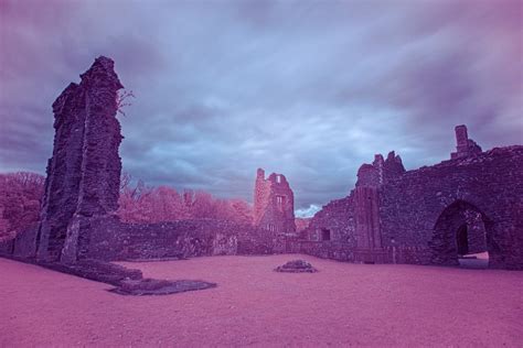 Neath Abbey In Colour Infrared – OneCameraOneLens.Com