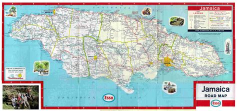 Jamaica Road Map, Free Jamaican Road Maps Online | Jamaica map, Jamaica ...