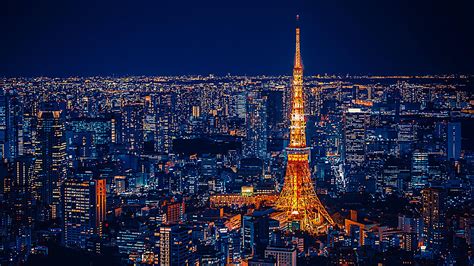 tokyo tower city lights #cityscape night lights #night #lights #japan # ...