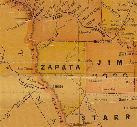 Zapata County Texas.