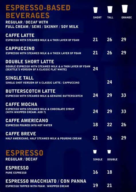 Seattle Coffee Co. Menu, Menu for Seattle Coffee Co., Cresta, Randburg ...