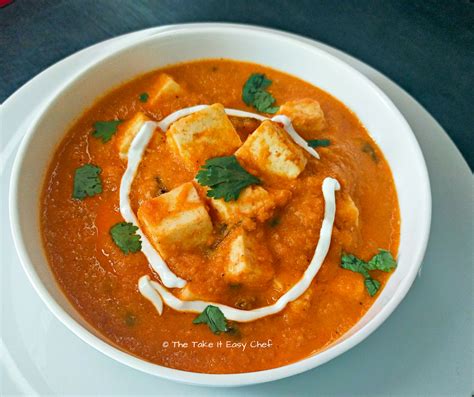 Paneer Butter Masala Recipe | The take it easy chef