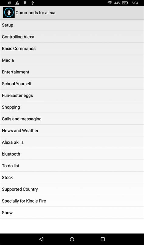 Commands For Alexa:Amazon.com:Appstore for Android