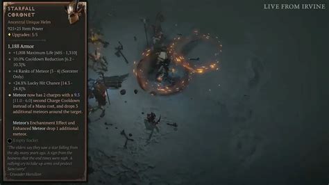 How to get Starfall Coronet in Diablo 4