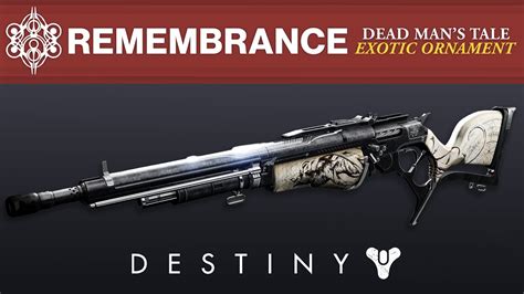 Remembrance - Dead Man's Tale Ornament /// Destiny 2 Season of the Lost ...