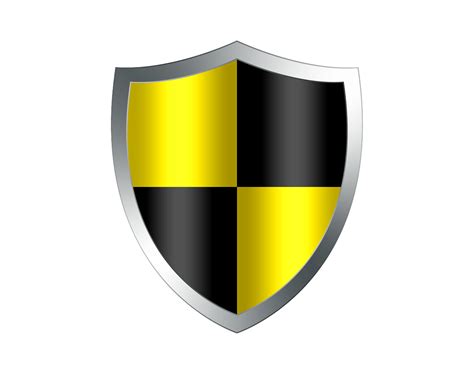 Black and Yellow Shield Logo - LogoDix