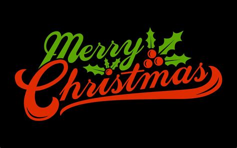 Merry Christmas text font graphic 552886 Vector Art at Vecteezy