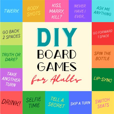 30+ DIY Board Game Ideas for Adults and Parties - HobbyLark