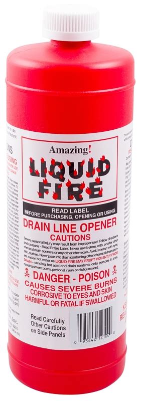 Liquid Fire LF-Q-12 Drain Opener, - The Home Improvement Outlet