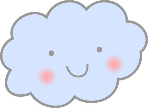 Clipart cute cloud - Clipartix