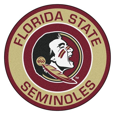 Florida State Seminoles Team Emblem Throw Rug | Florida state, Florida ...