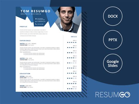 Free Creative Resume Templates - Instant Download