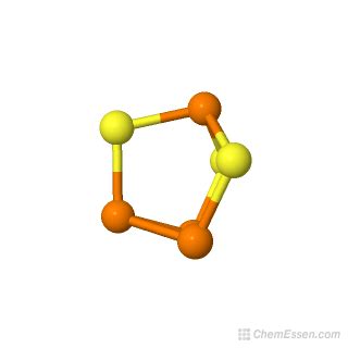 Tetraphosphorus trisulfide Structure - P4S3 - Over 100 million chemical ...