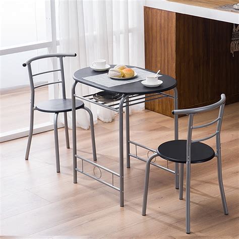 Small Dining Table Sets for 2, Kitchen Dining Set Table and 2 Chairs ...