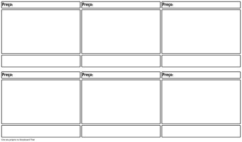 Modelo Vazio do Storyboard do Filme Storyboard
