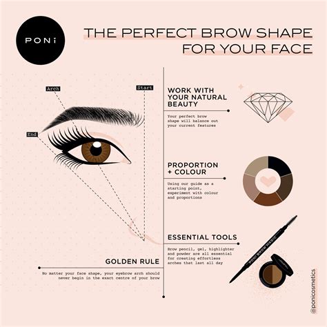 Eyebrow Shapes That Suit Your Face Shape | PONi Cosmetics – esmi Skin