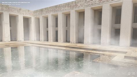 Great Bath of Mohenjo-Daro - Digital Reconstruction (Illustration ...