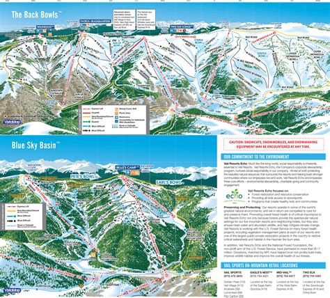 Vail Trail Map | Vail Ski Area Piste Map - Mychaletfinder