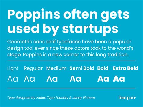 Poppins - Google Font Pairings, Combinations, & Similar Fonts - Fontpair