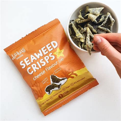 Cheese Flavour Seaweed Crisps - Vegan, GF | Cheese flavor, Flavors ...