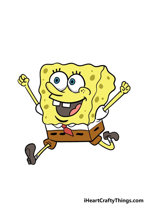 Spongebob Drawing - How To Draw Spongebob Step By Step