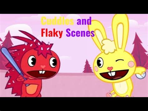 Happy Tree Friends: Cuddles and Flaky Scenes - YouTube