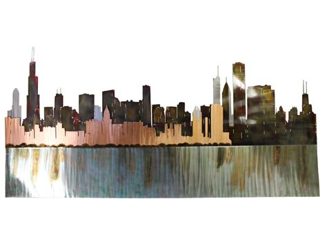 Chicago Skyline Wall Art - Part 2 - Sunriver Metal Works