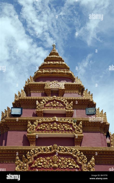 Khmer temples in Phnom Penh, CAMBODIA Stock Photo - Alamy